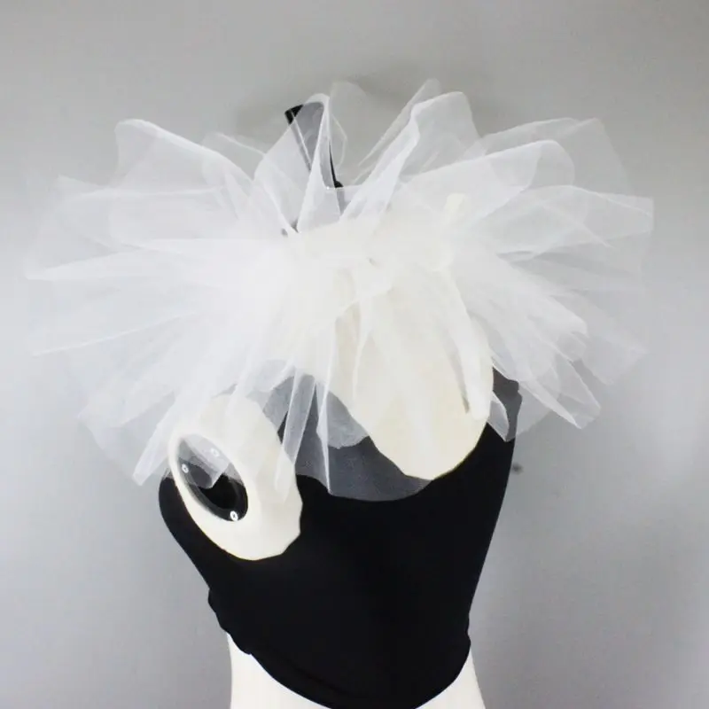 Женский винтажный костюм клоуна съемный фатиновый воротник с оборками для