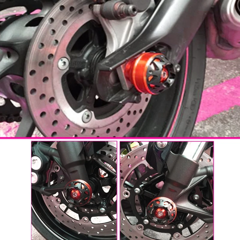 

Motorcycle Modified Front Shock Absorber Front Wheel Anti-Drop Ball Body Protection for KAWASAKI Z800 Z1000/SX