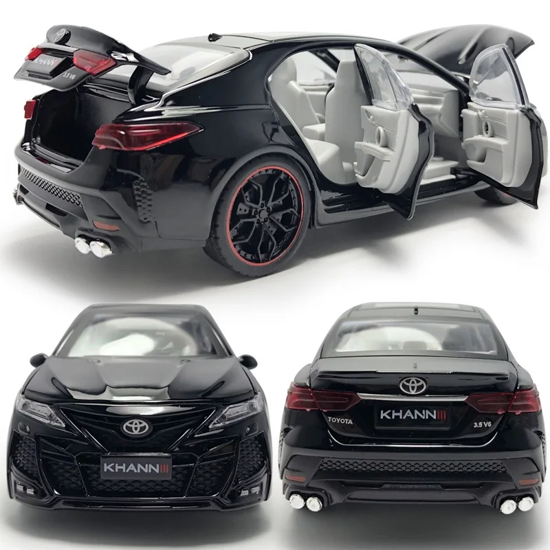 HOMMAT 1:24 Scale Toyota Camry KHANNIII Car Model Alloy Metal Toy Diecast Vehicles Collectible Gift For Boy | Игрушки и хобби