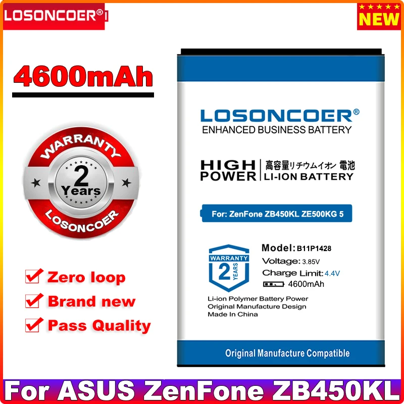 Аккумулятор B11P1428 для ASUS ZenFone ZB450KL ZE500KG 4600 мАч 5 дюймов X009D X009DB ZB452KG аккумулятор Для Go