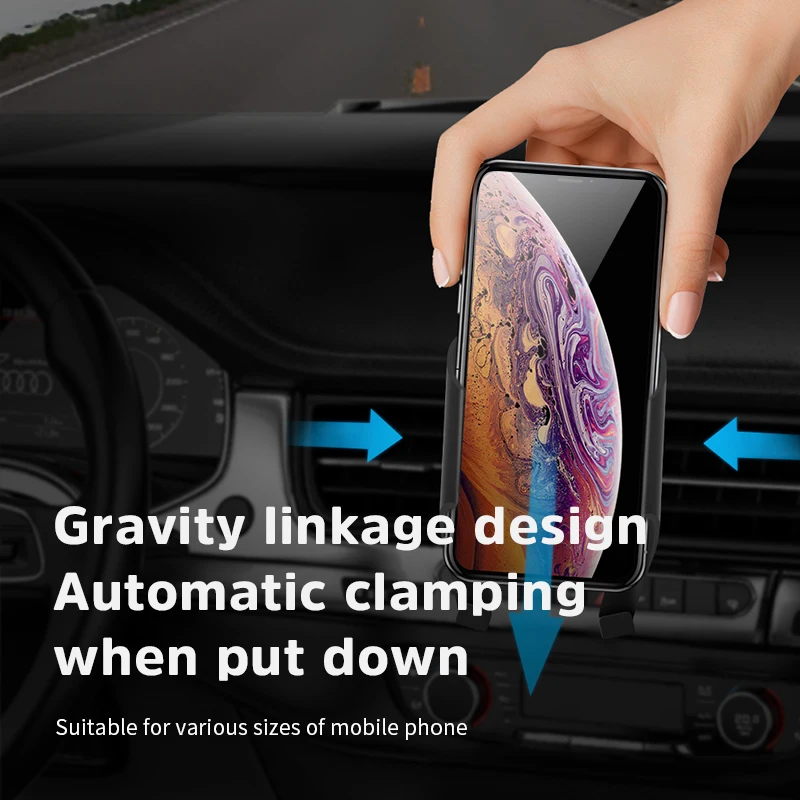 car 360 rotation gravity phone holder for iphone 11 12 pro max samsung s10 huawei p30 40 xiaomi 10 pro car air vent phone stand free global shipping
