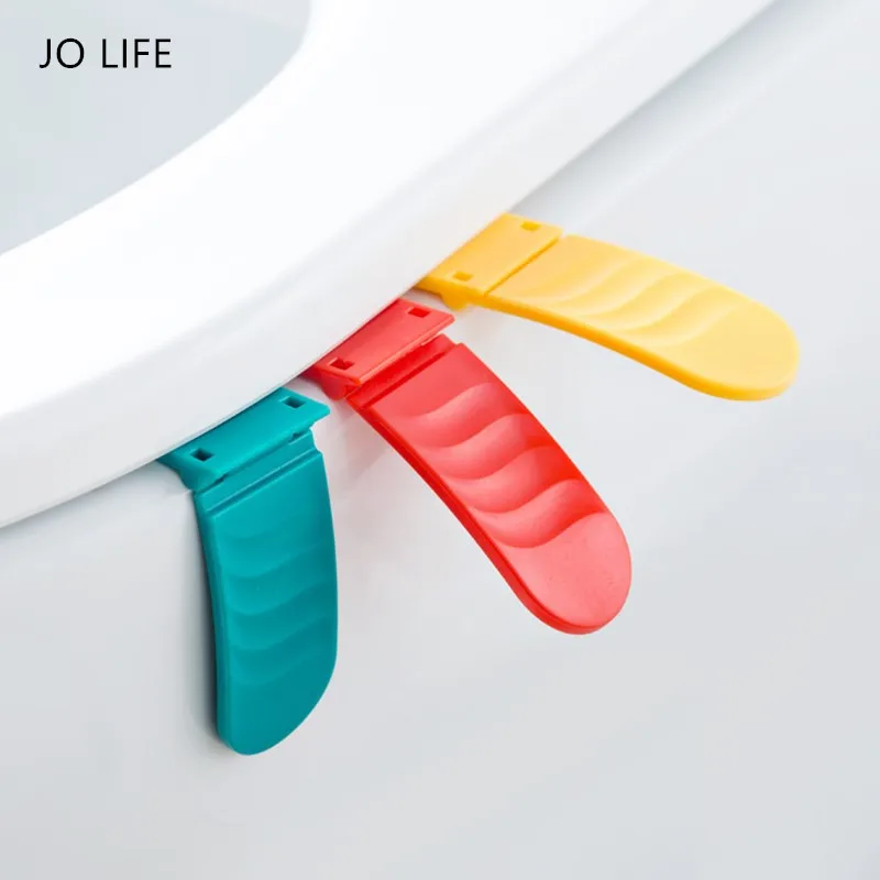 

JO LIFE 1PC Foldable Toilet Lid Lifter Device Toilet Cover Lifting Handle Bathroom Sanitary Closestool Seat Cover Lifter
