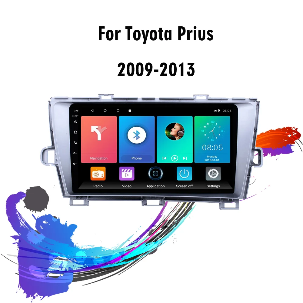 

Eastereggs Autoradio For Toyota Prius 2009-2013 2 Din Adroid Car Radio Stereo WIFI GPS Navigation Multimedia Player Head Unit