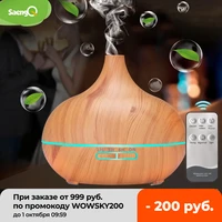 saengq electric aroma diffuser air humidifier essential oil diffuser ultrasonic remote control color led lamp mist maker home