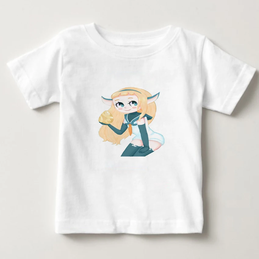 

Girl cute T-shirt children Lovely Pattern t-shirt kids girl kawaii Short Sleeve t shirt baby Breathable Cotton Tees Shirts