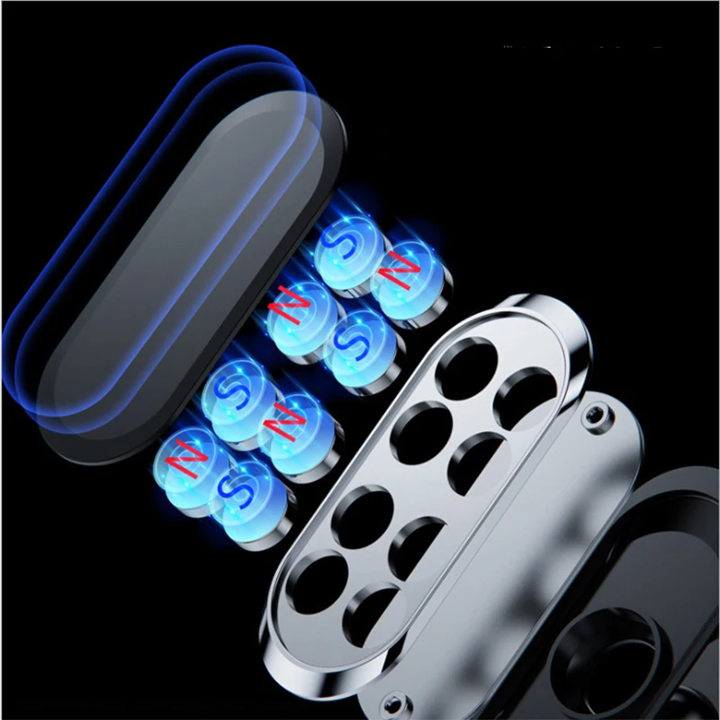 Магнитный автомобильный держатель для телефона подставка xiaomi redmi note 5a mi 8 360