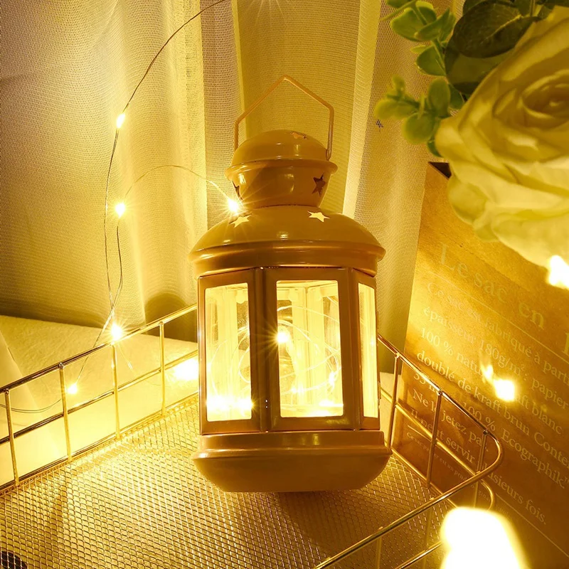 Retro Iron Star Candlestick European Romantic Wedding Candle Holder Lantern Pink Decor | Дом и сад