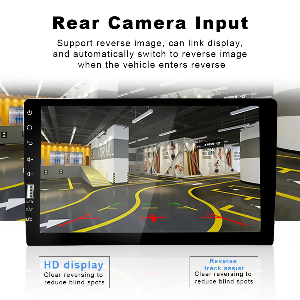 Автомобильный мультимедийный плеер Podofo с 9 дюймовым сенсорным экраном