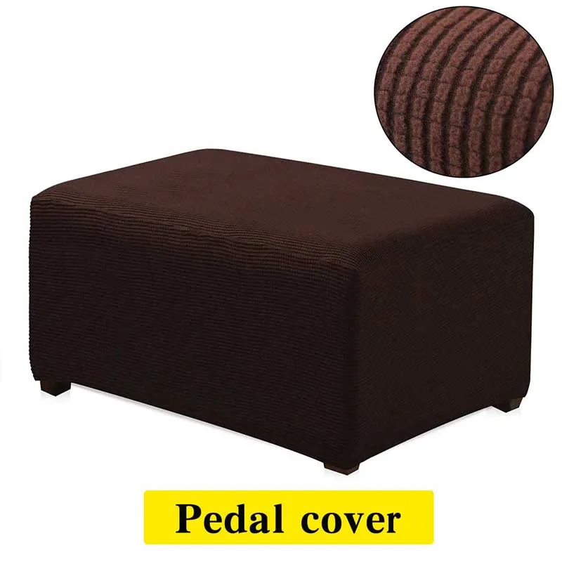 Stretch Sofa Cover Chair Footstool Foot-rest Pedales Stool Bench Cushion Covers Elastic Furniture Protector Removable Slipcover | Дом и сад