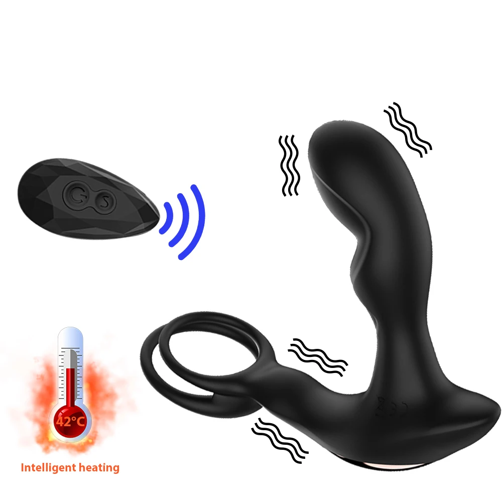 Мужской Вибратор для массажа простаты Анальная пробка беспроводной пульт