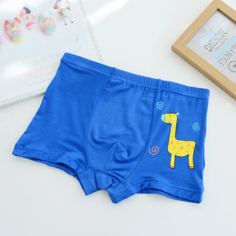 5 шт./лот 100% детские трусики Мягкое хлопковое нижнее белье милые с рисунком