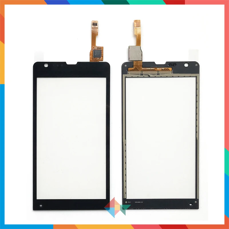 

10pcs/lot High Quality 4.6" For Sony Xperia SP C5302 C5303 C5306 M35h Touch Screen Digitizer Front Glass Lens Sensor Panel