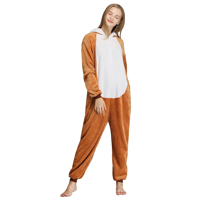 Новый Onesie Mongoose кошка взрослый человек Женщины животных пижамы костюм один кусок