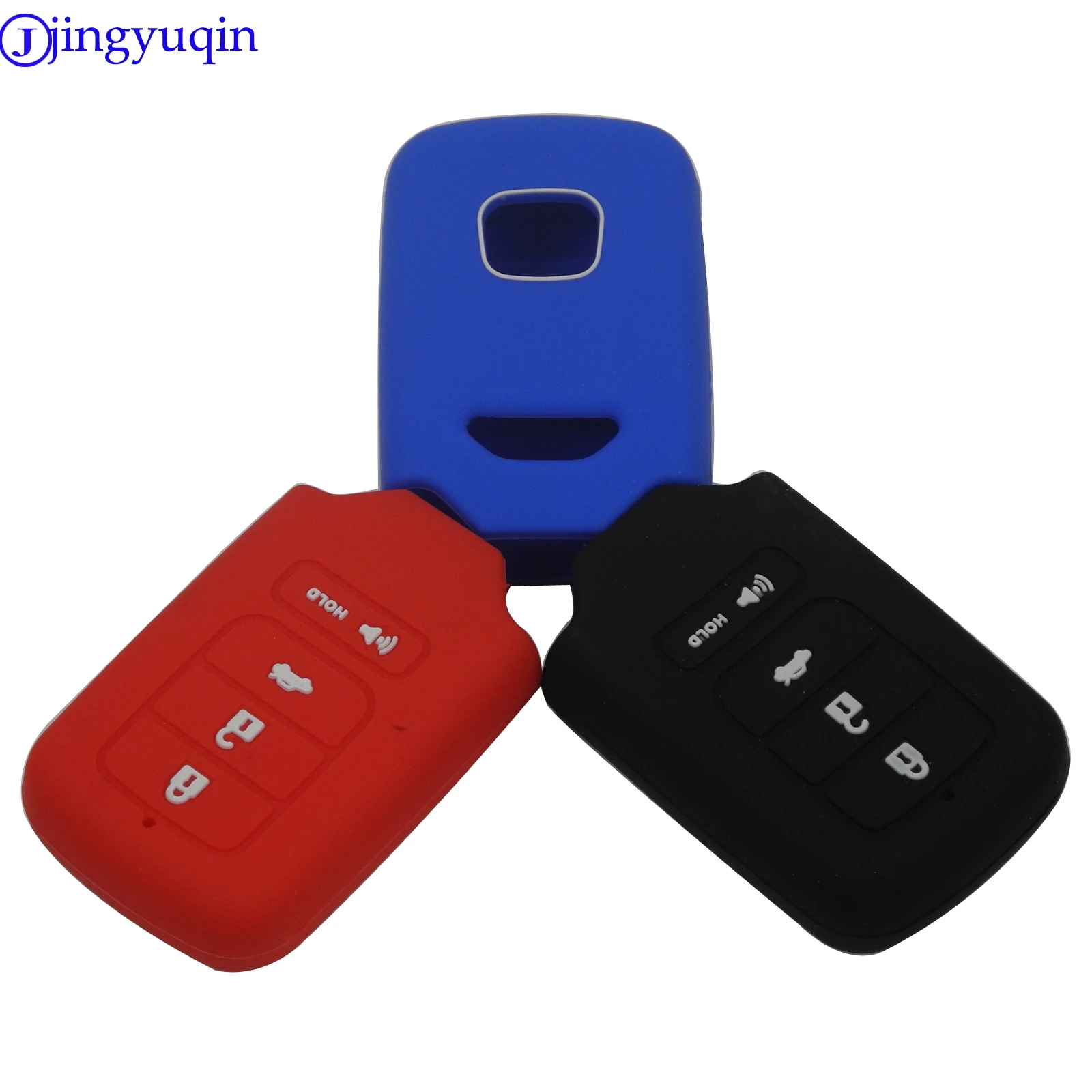 4 кнопки силиконовый чехол для дистанционного ключа от машины Fob Крышка Honda Civic Accord