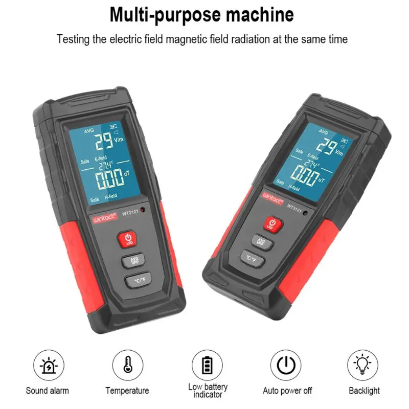 

EMF Meter Electromagnetic Radiation Tester Electron Magnetic Field Dosimeter