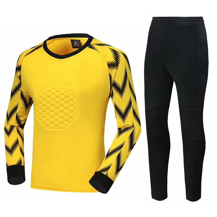 New Autumn Winter Football Jerseys Long-sleeved Adult&ampChild Goalkeeper Sports Competition Team Uniform 2PCS Custom LOGO Number | Спорт и