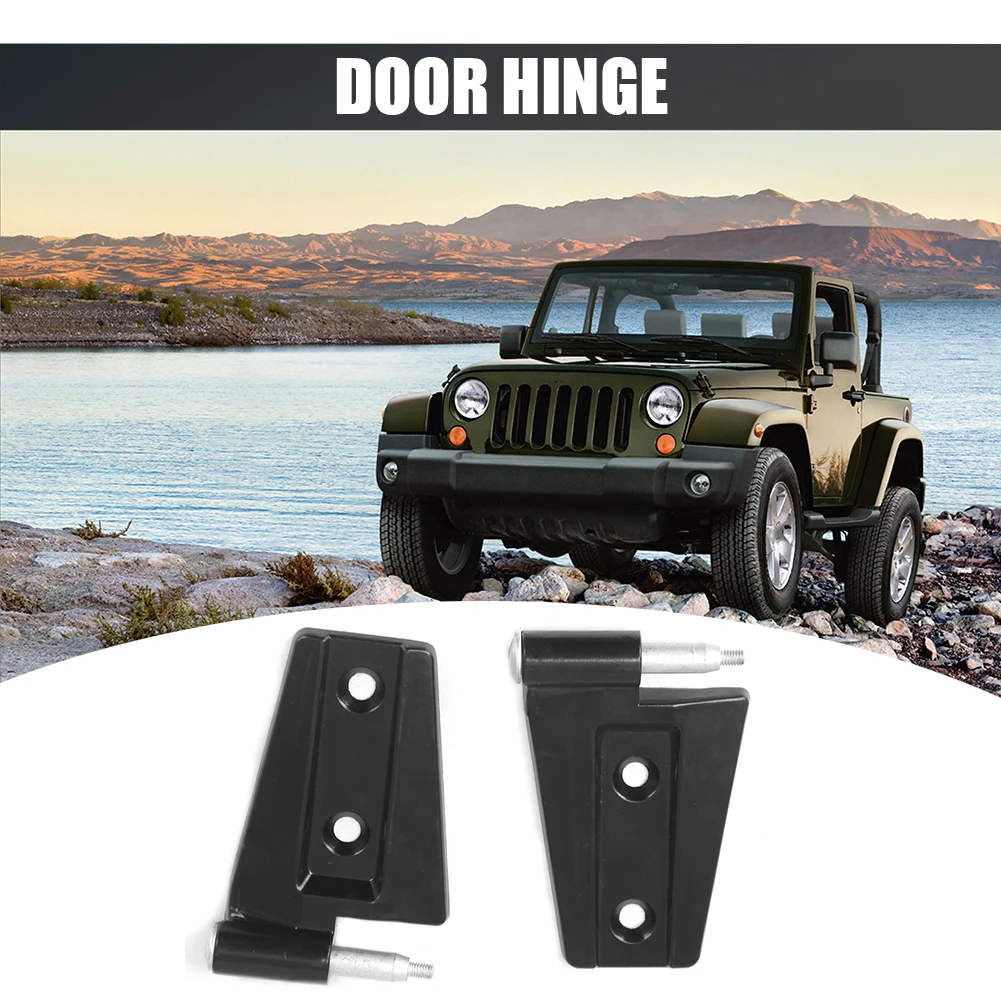 

Автомобильные аксессуары, 1 пара, дверные петли из алюминиевого сплава для Jeep Wrangler JK 07-17, запасные части