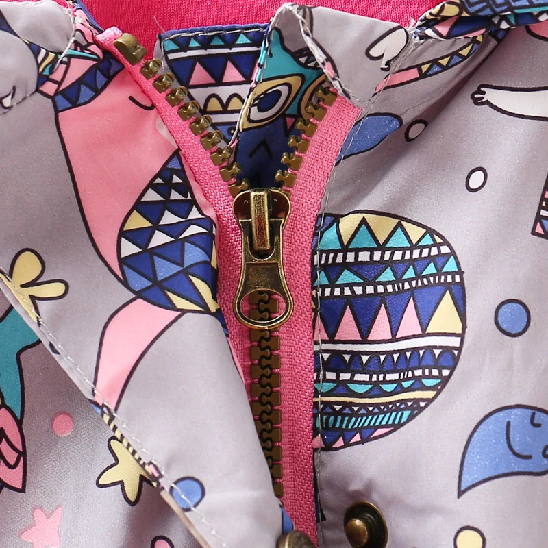 Детская ветровка с принтом граффити куртка для девочек детская пальто осенняя