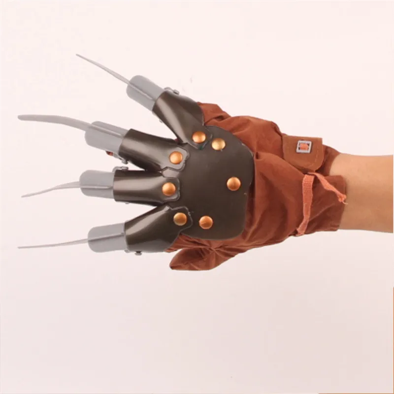 4 Ян Хэллоуин Мужчины Фредди Крюгер перчатки Росомаха призрак коготь Маскарад