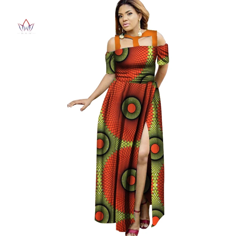 Женская одежда размера плюс длинное платье Дашики летнее в африканском стиле для