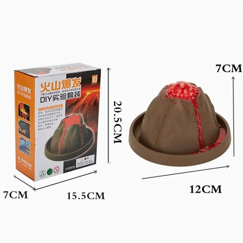 DIY ЭКСПЕРИМЕНТАЛЬНЫЙ НАБОР извержения вулкана Обучающие игрушки подарок для