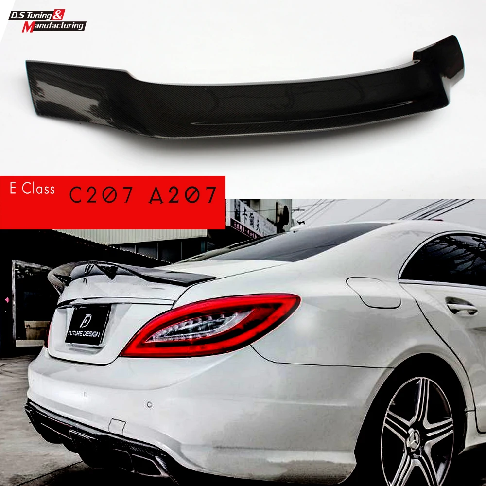 Задний спойлер из углеродного волокна крылья багажника для Mercedes E класса 2 door C207