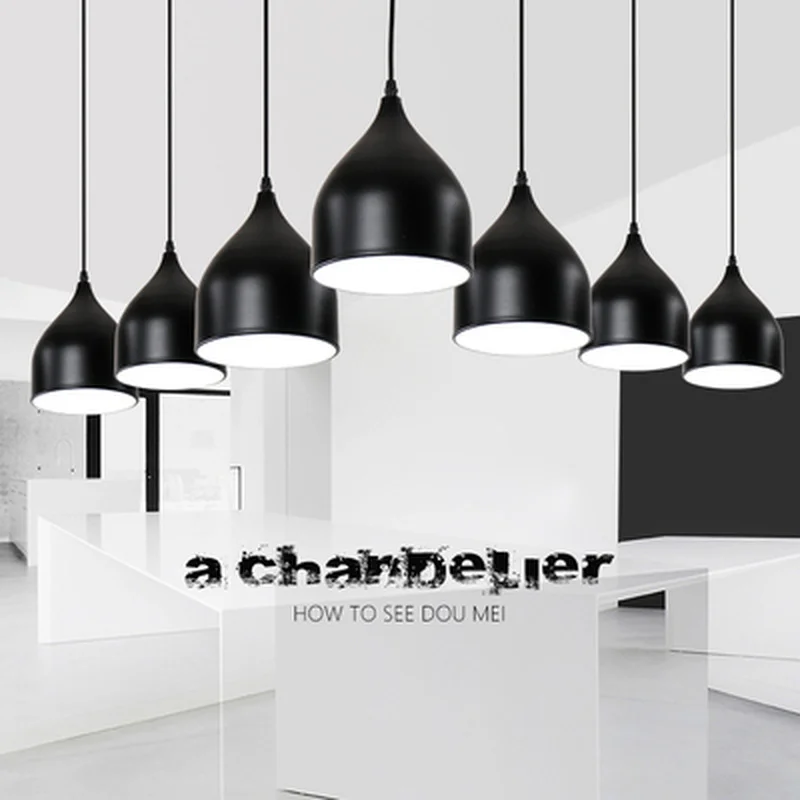 Современная потолочная лампа металлические светодиодные подвесные светильники