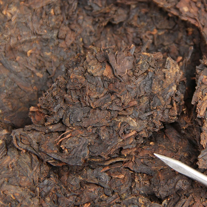 Yunnan Puɾr Tea Cooked Collection Edition Old Seven-seed Cake Menghai Dry Warehouse Chen Xiangcai 357g | Дом и сад