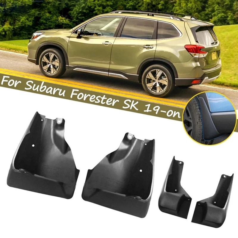 

4PCS Front Rear Wheel Mudguards for Subaru Forester SK 2019 2020 2021 Splash Guards Fender Mud Flaps J101SSJ000