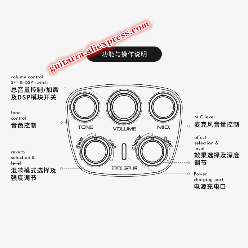Двойной резонансный звукосниматель для гитары S1 Pro v3 S1Pro с пьезо-и двухрежимным