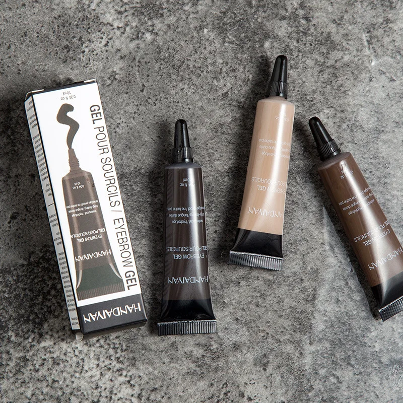 Гель для бровей стойкий Водонепроницаемый без затенения Косметика 6 цветов