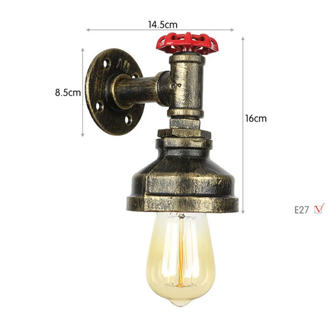 Минималистичные простые винтажные Настенные светильники в стиле лофт на