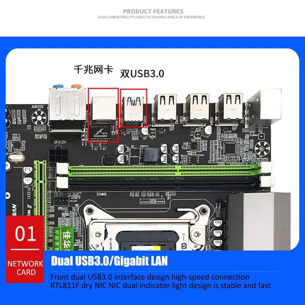 X79T DDR3 настольных ПК материнская плата LGA 2011 Процессор компьютер 2 канала игровые Поддержка M.2 E5-2680V2 i7 SATA 3,0 USB 3,0 для Intel B75