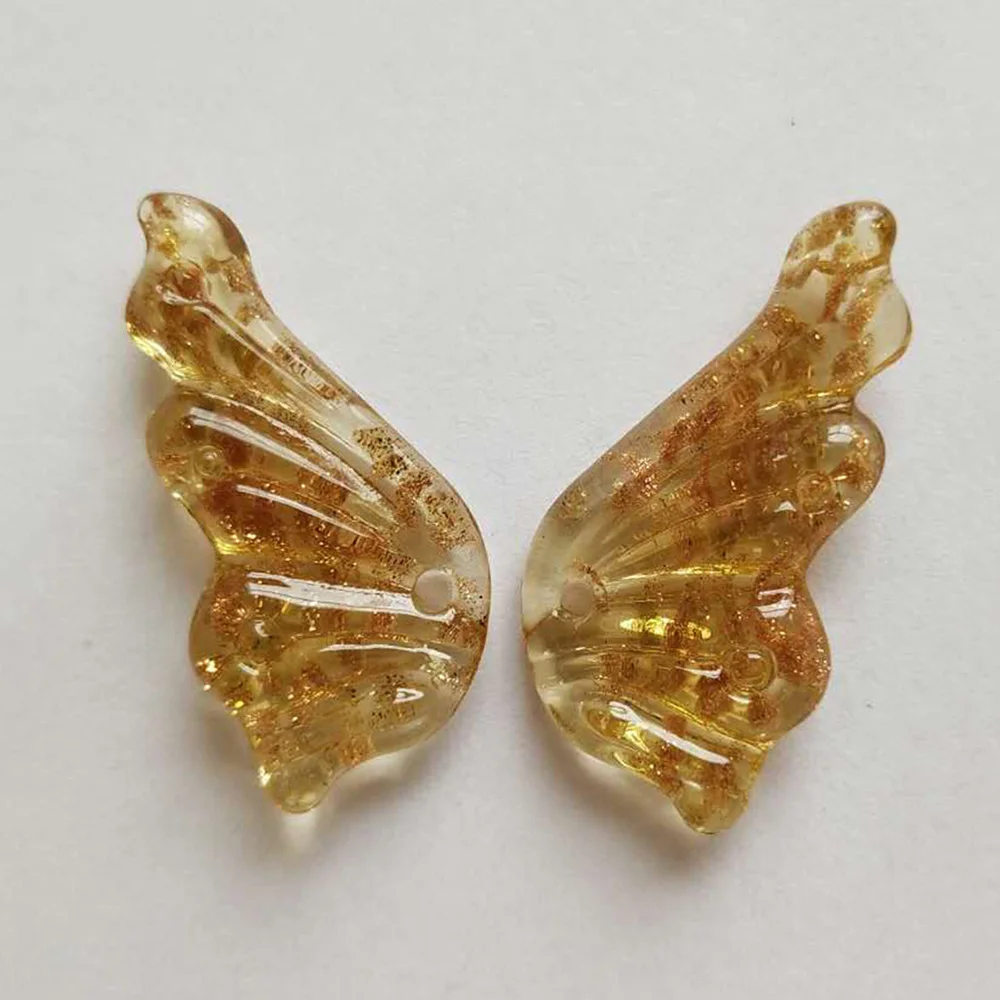 Бусины из фольги для изготовления ювелирных изделий 38x19 мм 1 пара - купить по