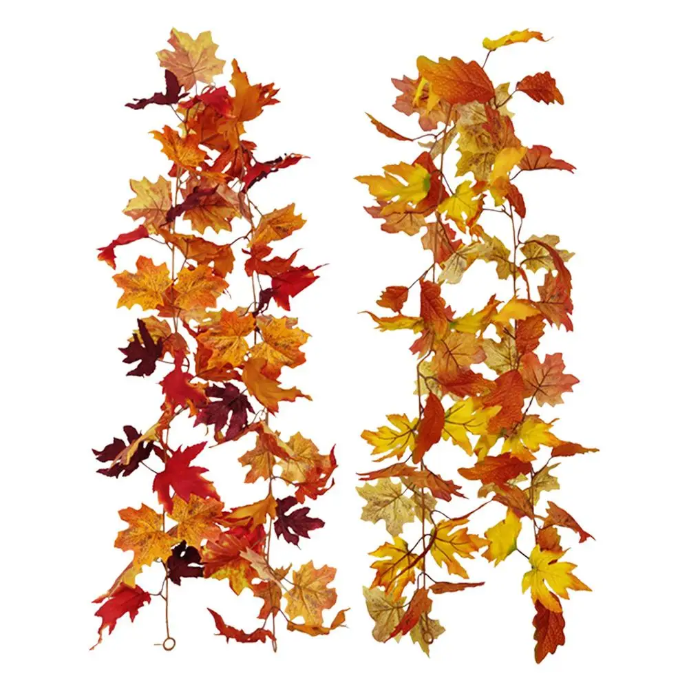 Искусственная лоза из кленового листа 175 см домашний декор для стены