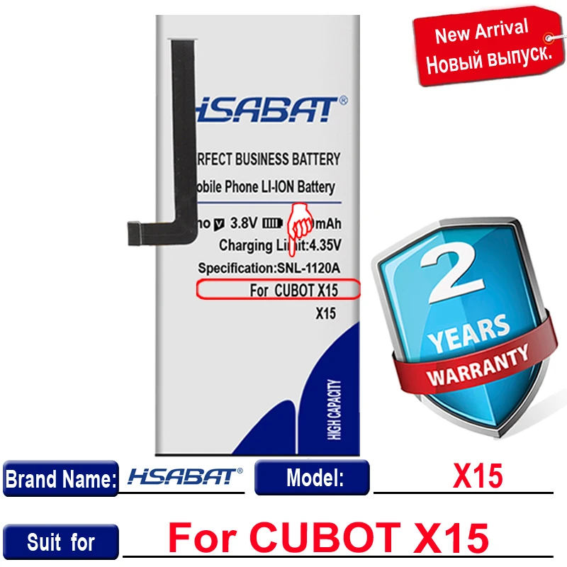 Оригинальный аккумулятор HSABAT 4200 мАч высокая емкость нулевой цикл для CUBOT X15 -