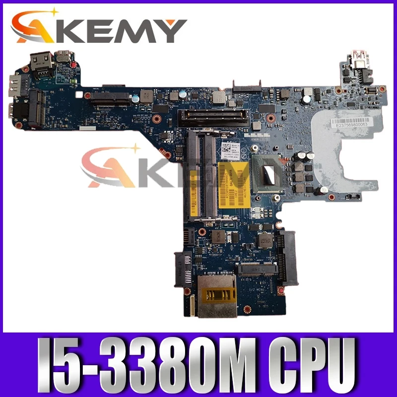 

Original Laptop motherboard For DELL Latitude E6330 I5-3380M Mainboard CN-0DCDH4 0DCDH4 LA-7741P SR0X9 SLJ8A DDR3