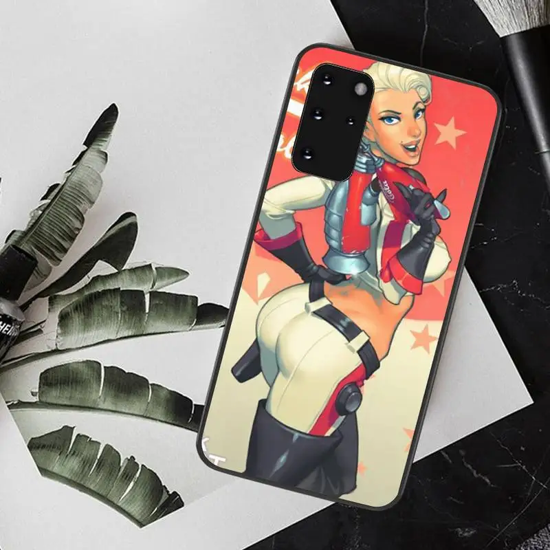 Чехол для телефона CUTEWANAN Nuka Cola girl черный мягкий резиновый чехол из ТПУ Samsung S20 plus