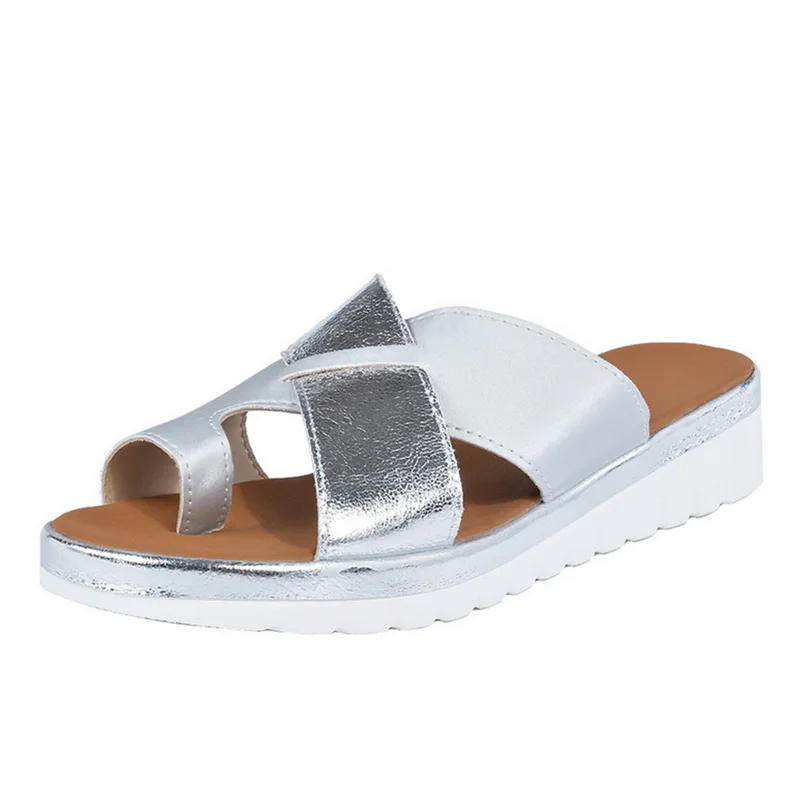 silver(style2) Модные женские босоножки; женская обувь из искусственной кожи с острым носком на высоком каблуке; Новинка года; летняя дышащая повседневная обувь без застежки с перфорацией - Цвет: silver(style2)