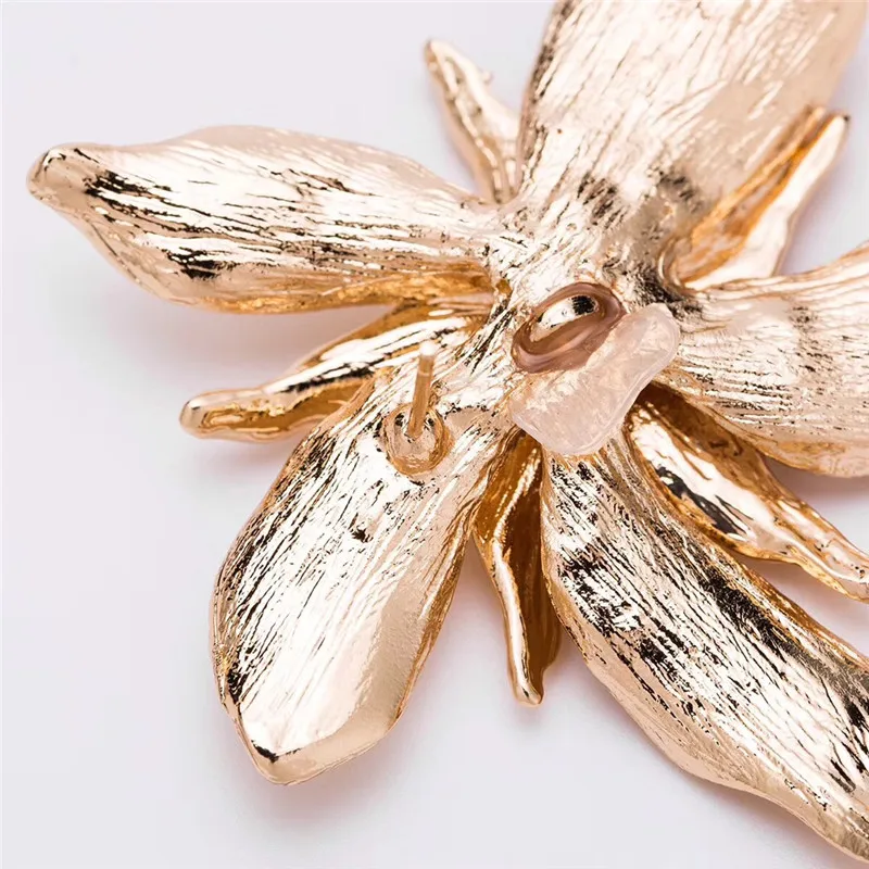 ZCHLGR золотые Висячие серьги для женщин эффектные большие геометрический