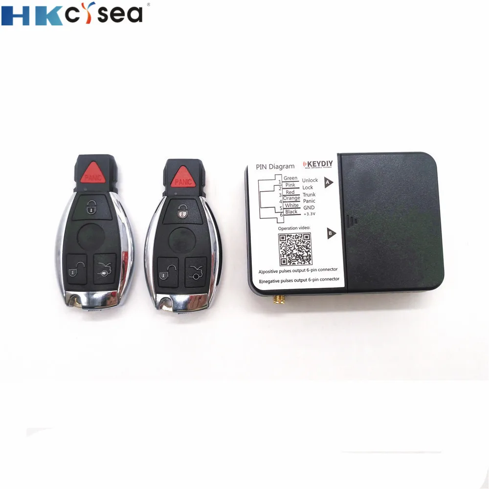 HKCYSEA New Arrival KEYDIY Added Keyless Entry Function for Benz Cars Same As KD Universal Interface