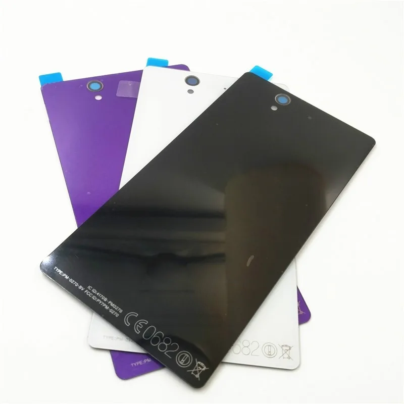 Стеклянный корпус батарейного отсека для Sony xperia Z L36H L36 C6603 C6602 сменная задняя