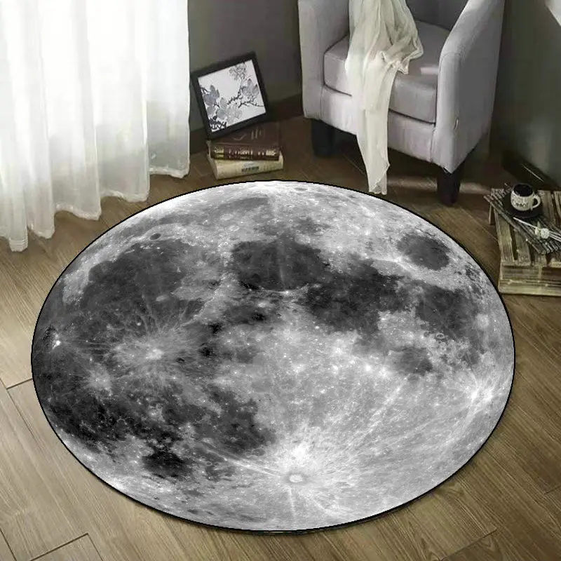 

3d Mats for Home Round Carpet Living Room Rugs Entrance Door Mat Children's Room Rug Illusion Area Rug Large Bedroom Carpet
