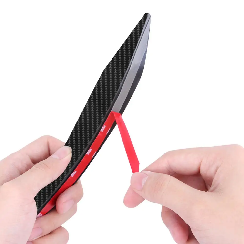 Хит продаж 6 шт. универсальный подходит для переднего бампера губ диффузор Canards