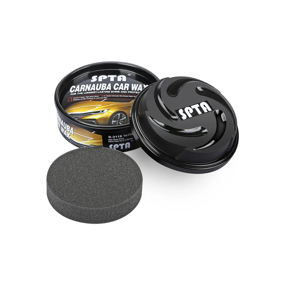 1Pc Carnauba Car Wax SPTA автомобильный набор восковых покрытий с кристаллами, автомобильный шампунь для ремонта царапин, Полировальная паста, уход за краской, воск, водонепроницаемый твердый глянцевый карнаубский воск - Цвет: 1Pc Carnauba Car Wax