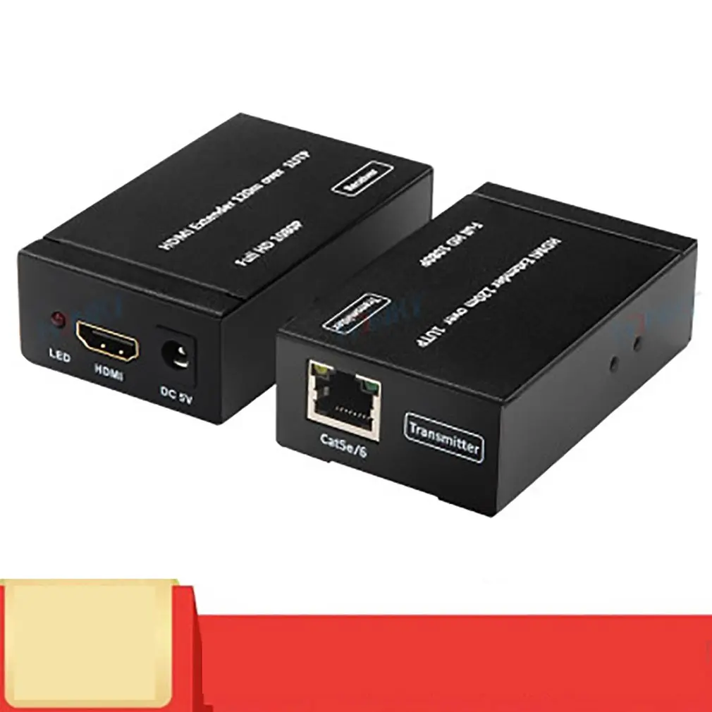 Hdmi удлинитель 60 м 120 по Ethernet tcp/ip rj45 cat5e cat6 HDMI сплиттер hdmi передатчик приемник для hd