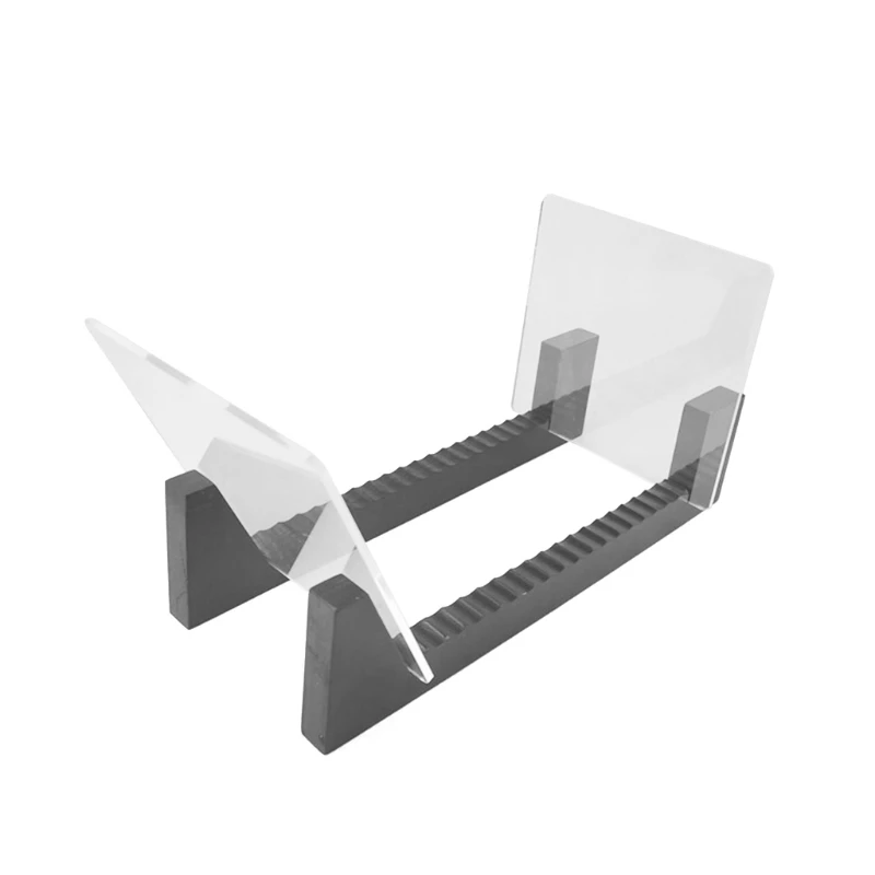 67JA 1 шт. держатель для хранения записей из дерева и акрила демонстрационные