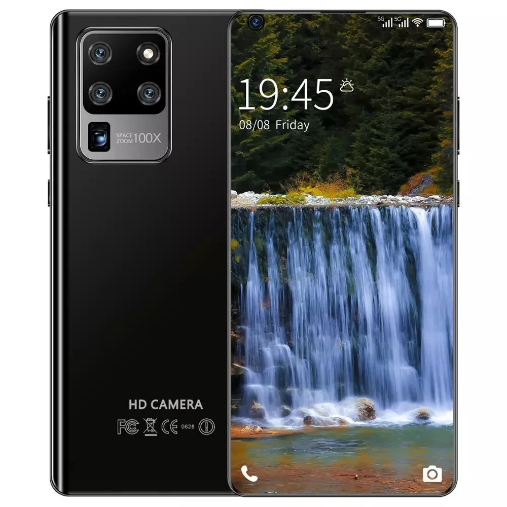 

New Galxy S20U+ Smartphone 7.2-inch Large Screen Face ID Samsun 4G Mobile CellPhone Global Version Android 10.0 Phone Case