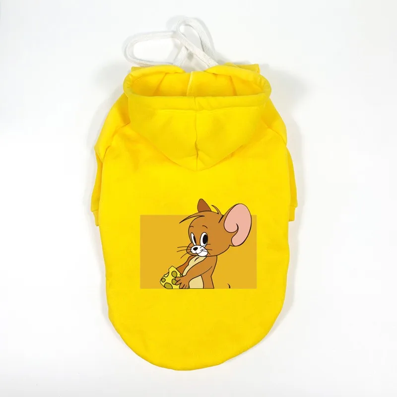 Зимняя модная Толстовка для собак теплая утепленная куртка спортивный костюм