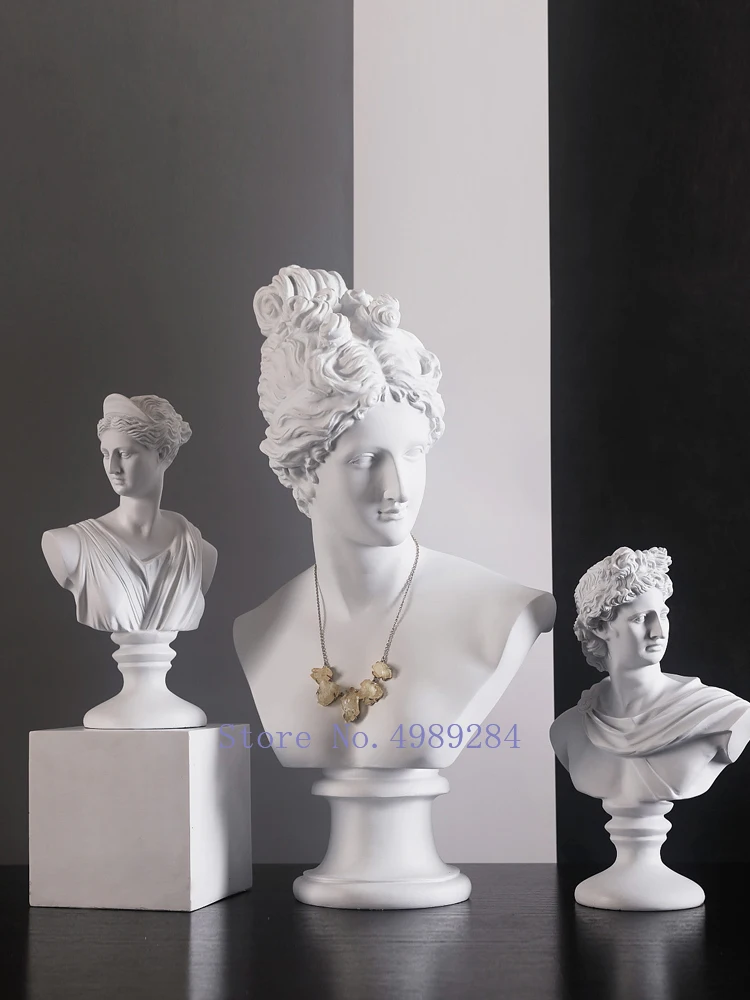 Имитация пластыря из смолы скульптура в виде головы персонажа VENUS APOLLO